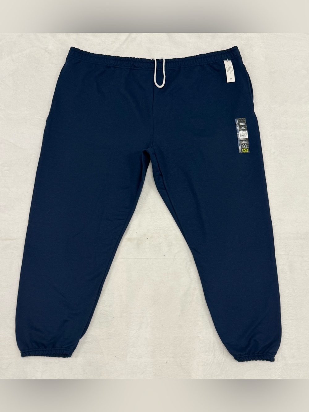 Men’s Athletic Works Blue Cove Fleece Jogger Sweatpants 3XL (48-50) NWT